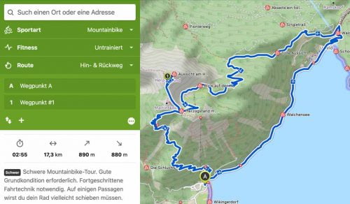 komoot Routenplaner Test | Der beste Routenplaner?