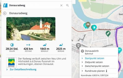 Bayernnetz für Radler - Fahrradtouren in Bayern planen