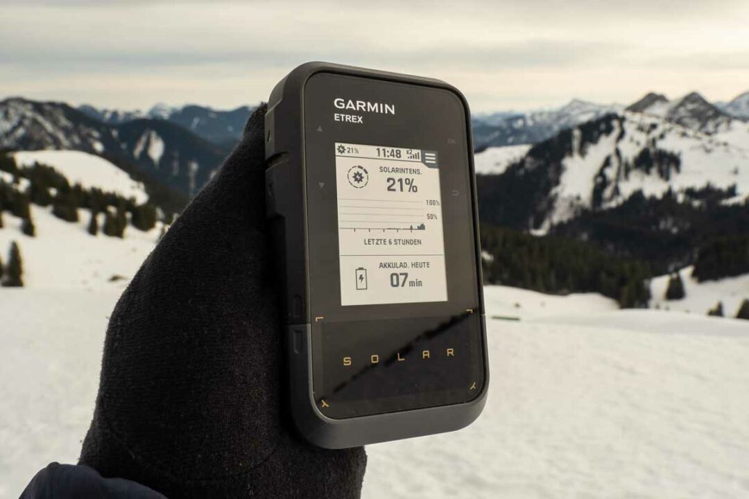 Garmin Etrex Solar Test Puristischer Dauerl Ufer Im Outdoor Test